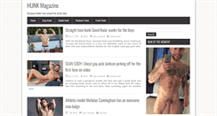 Desktop Screenshot of hunkmagazine.com